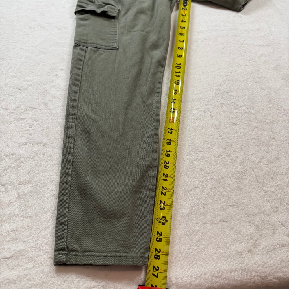 Forever 21 Olive Green Cargo Denim Overalls - Picture 10 of 13